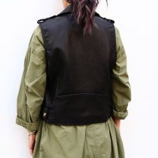 画像4: 【Wiz&Witch】- "WICCA" LAMB LEATHER RIDERS VEST (4)