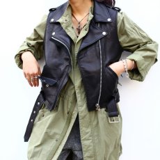 画像2: 【Wiz&Witch】- "WICCA" LAMB LEATHER RIDERS VEST (2)