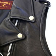 画像11: 【Wiz&Witch】- "WICCA" LAMB LEATHER RIDERS VEST (11)