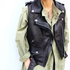 画像3: 【Wiz&Witch】- "WICCA" LAMB LEATHER RIDERS VEST (3)