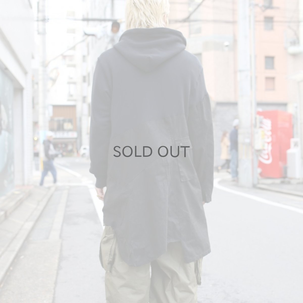 画像3: 【Wiz&Witch】- "ANTI WAR" HOODIE JACKET 002 / BLACK (3)