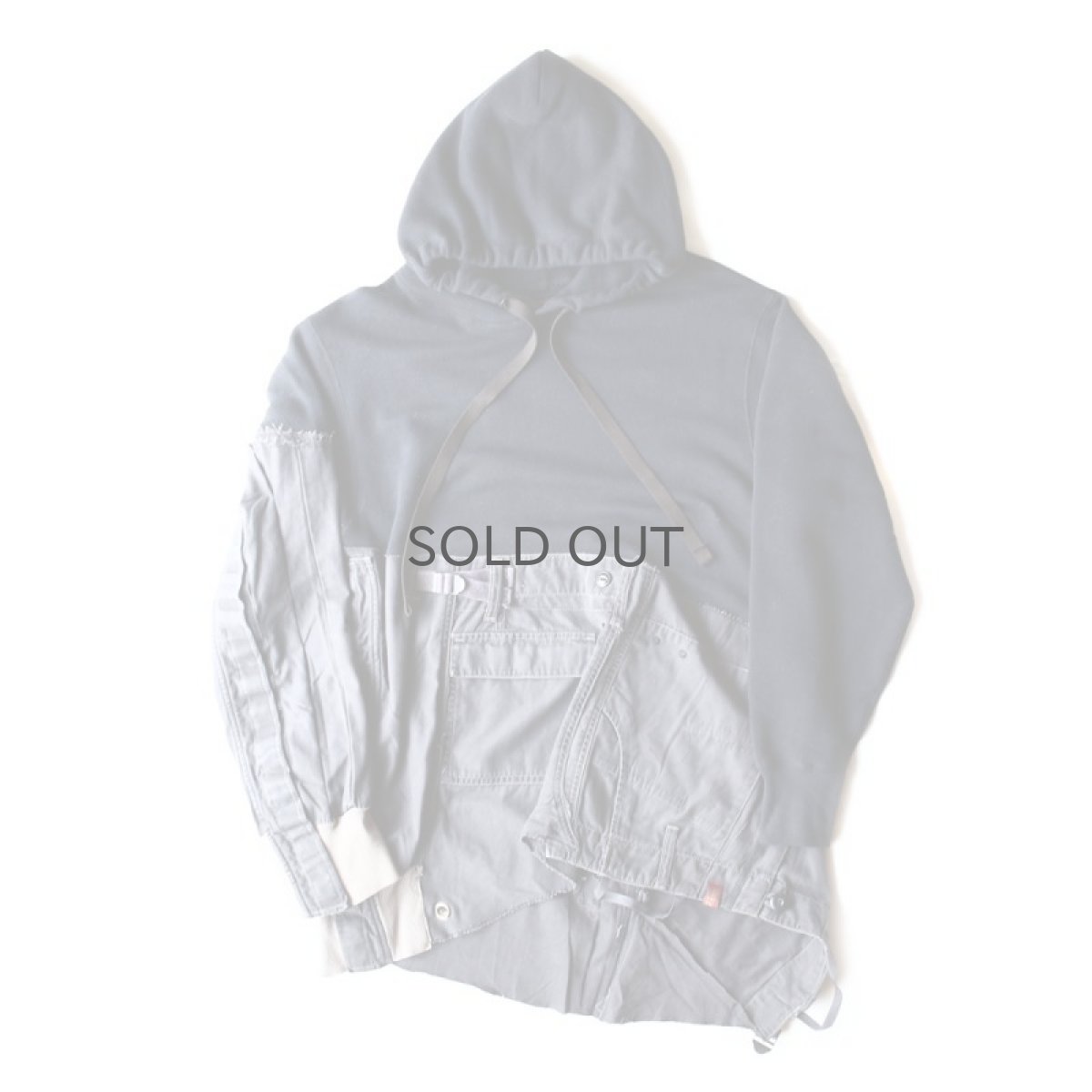 画像4: 【Wiz&Witch】- "ANTI WAR" HOODIE  JACKET 001 / BLACK (4)