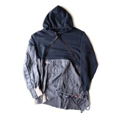 画像4: 【Wiz&Witch】- "ANTI WAR" HOODIE  JACKET 001 / BLACK (4)