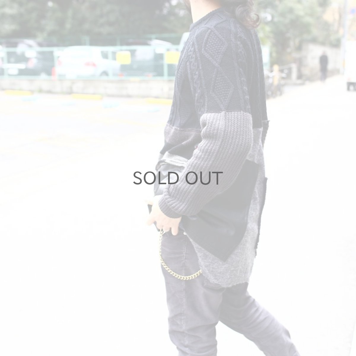 画像4: 【Wiz&Witch】- Planet Label "WEIRD CREW KNIT" / BLACK (4)