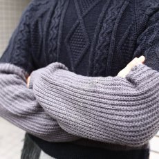 画像11: 【Wiz&Witch】- Planet Label "WEIRD CREW KNIT" / BLACK (11)