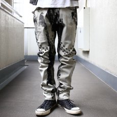 画像8: 【Wiz&Witch】-Planet Label- "W" STUDS BLEACH PANTS (8)