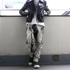 画像6: 【Wiz&Witch】-Planet Label- "W" STUDS BLEACH PANTS (6)