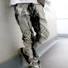 画像12: 【Wiz&Witch】-Planet Label- "W" STUDS BLEACH PANTS (12)