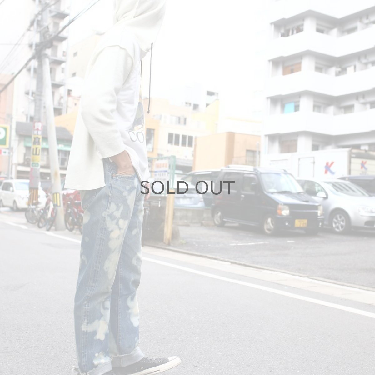 画像7: 【Wiz&Witch】-Planet Label- "Guns Kurt" PULLOVER PARKA / WHITE (7)