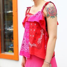 画像4: 【Wiz&Witch】BANDANA CAMISOLE / RED×PINK (4)