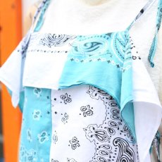 画像11: 【Wiz&Witch】BANDANA CAMISOLE / BLUE×WHITE (11)