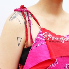 画像12: 【Wiz&Witch】BANDANA CAMISOLE / RED×PINK (12)