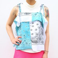 画像5: 【Wiz&Witch】BANDANA CAMISOLE / BLUE×WHITE (5)