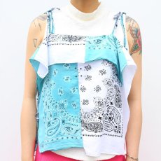 画像6: 【Wiz&Witch】BANDANA CAMISOLE / BLUE×WHITE (6)