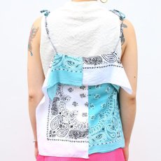 画像9: 【Wiz&Witch】BANDANA CAMISOLE / BLUE×WHITE (9)