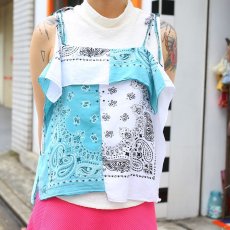 画像1: 【Wiz&Witch】BANDANA CAMISOLE / BLUE×WHITE (1)