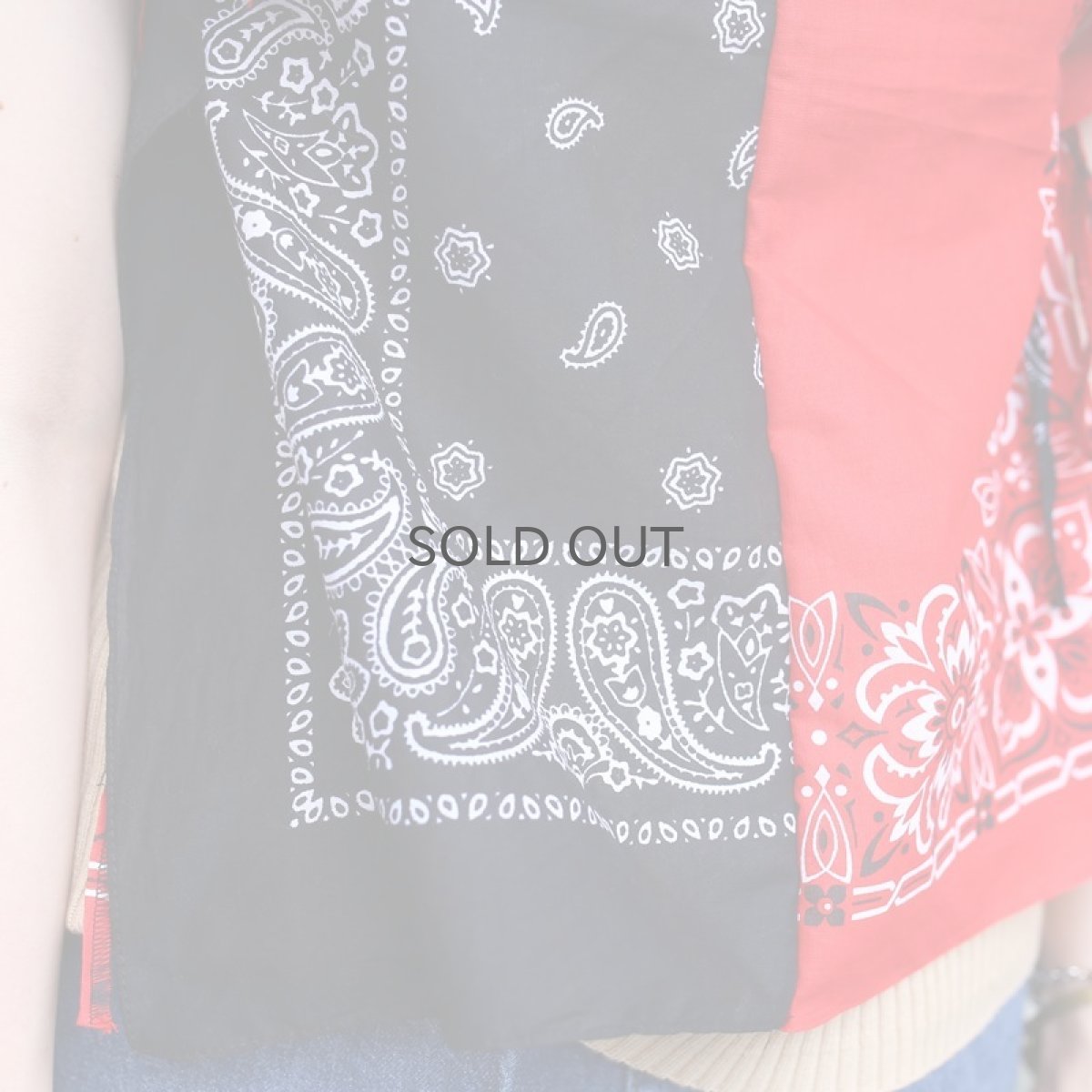 画像14: 【Wiz&Witch】BANDANA CAMISOLE / RED×BLACK (14)