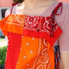 画像11: 【Wiz&Witch】BANDANA CAMISOLE / ORANGE×RED (11)