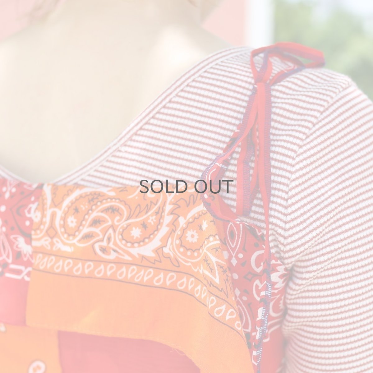 画像12: 【Wiz&Witch】BANDANA CAMISOLE / ORANGE×RED (12)