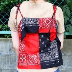 画像10: 【Wiz&Witch】BANDANA CAMISOLE / RED×BLACK (10)