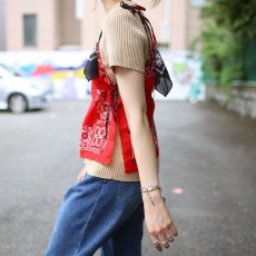 画像4: 【Wiz&Witch】BANDANA CAMISOLE / RED×BLACK (4)