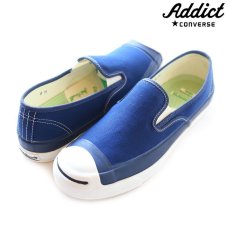 画像1: 【CONVERSE ADDICT】- JACK PURCELL CANVAS SLIP-ON / NAVY (1)