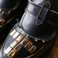 画像6: 1980's【BOY LONDON】STUDS DESIGN LEATHER BOOTS (6)