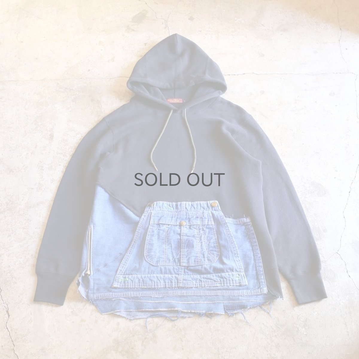 画像1: 【Wiz&Witch】"WEIRD PARKA" / BLACK×BLUE (1)
