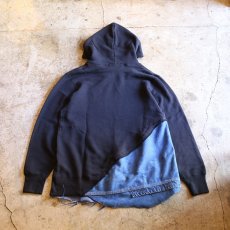 画像2: 【Wiz&Witch】"WEIRD PARKA" / BLACK×BLUE (2)