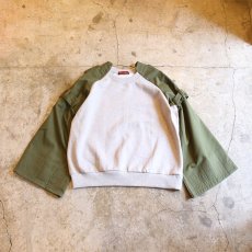 画像1: 【Wiz&Witch】MILITARY SWEAT TOPS / GRAY (1)