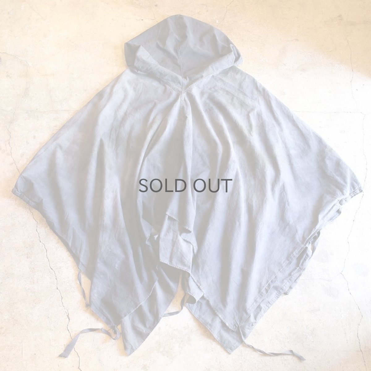 画像2: 【Wiz&Witch】"BLACK GYPSY" OVER PONCHO / OVER DYE BLACK (2)