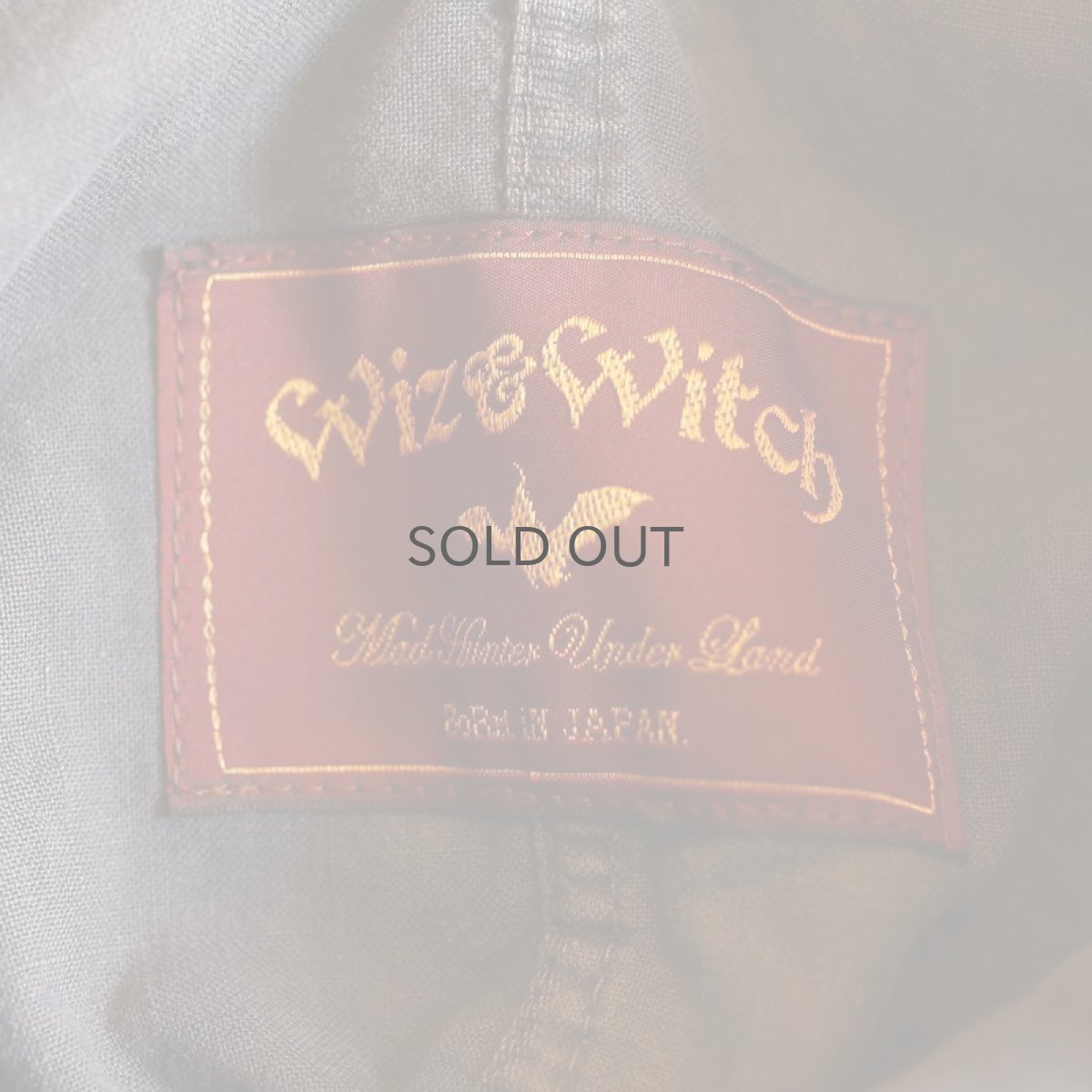 画像10: 【Wiz&Witch】"BLACK GYPSY" OVER PONCHO / OVER DYE BLACK (10)