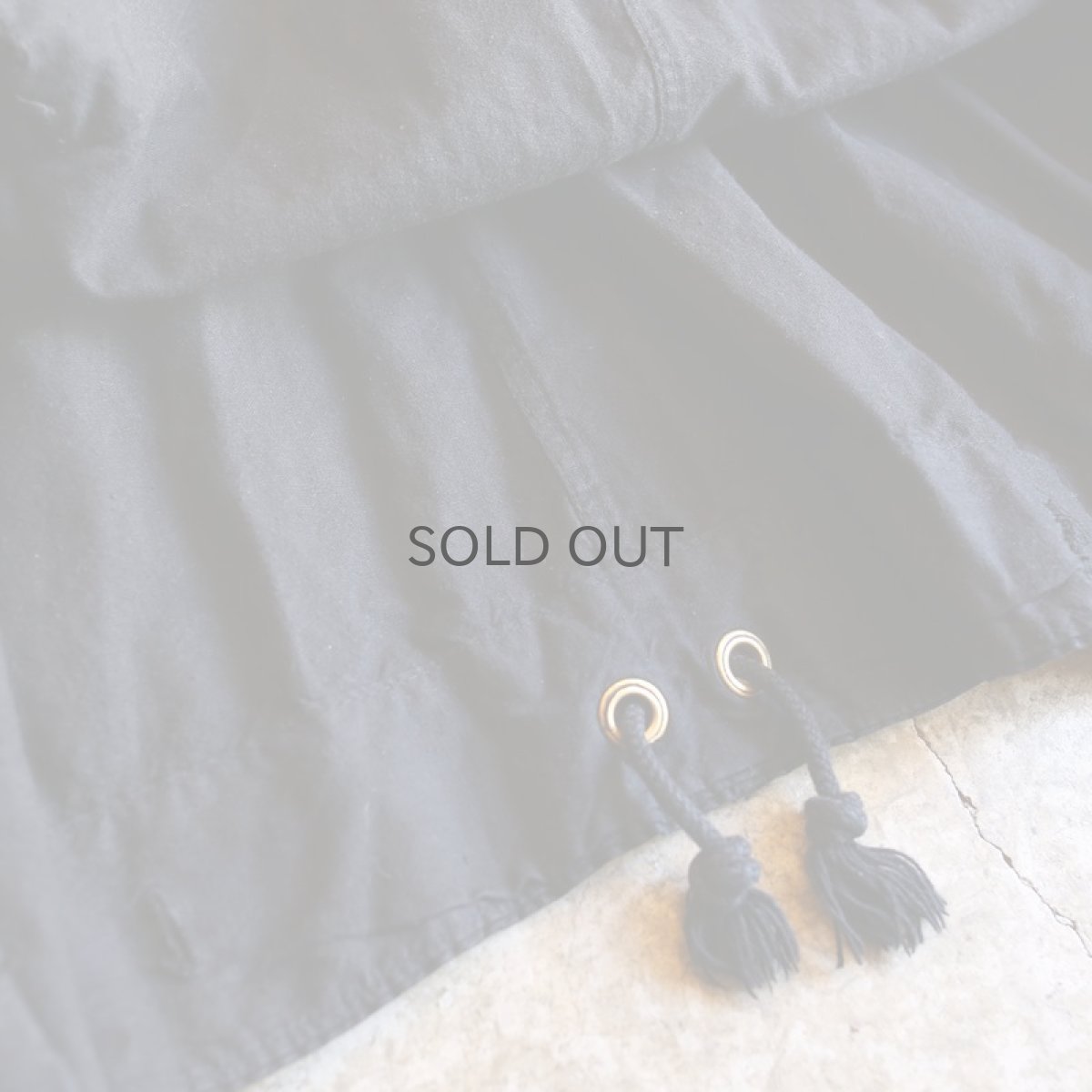 画像9: 【Wiz&Witch】"PIRATE" PONCHO JACKET / OVER DYE BLACK (9)