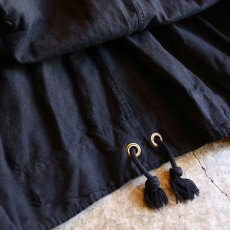 画像9: 【Wiz&Witch】"PIRATE" PONCHO JACKET / OVER DYE BLACK (9)