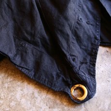 画像7: 【Wiz&Witch】"PIRATE" PONCHO JACKET / OVER DYE BLACK (7)