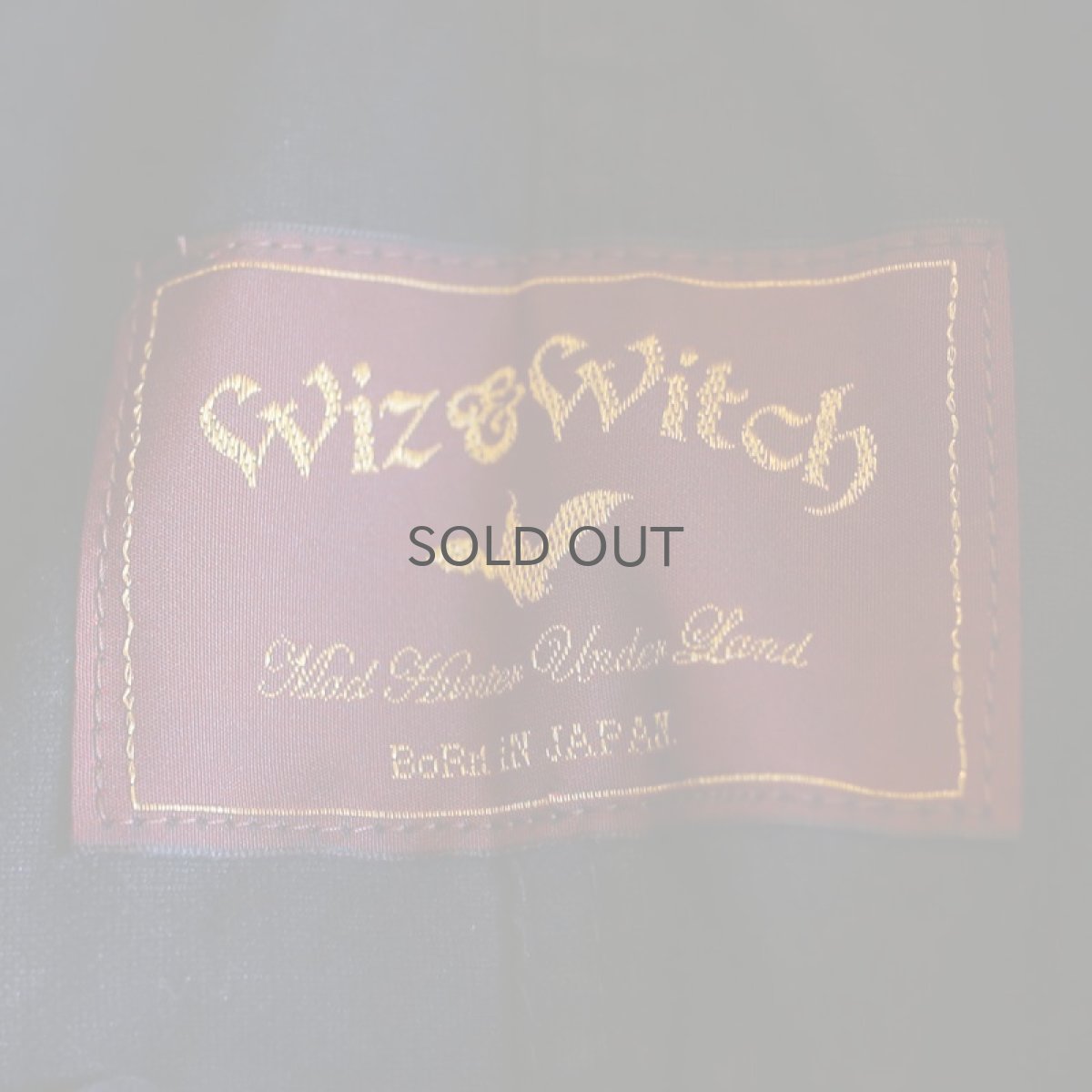 画像10: 【Wiz&Witch】"PIRATE" PONCHO JACKET / OVER DYE BLACK (10)