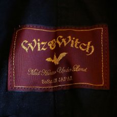 画像10: 【Wiz&Witch】"PIRATE" PONCHO JACKET / OVER DYE BLACK (10)