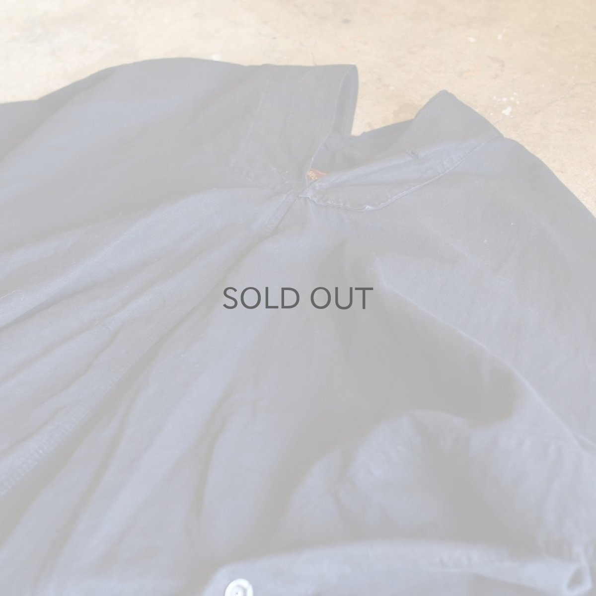 画像4: 【Wiz&Witch】"PIRATE" PONCHO JACKET / OVER DYE BLACK (4)