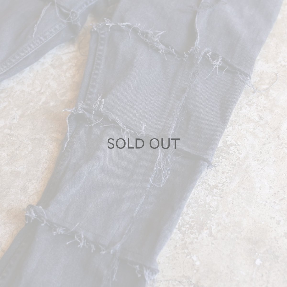 画像4: 【Wiz&Witch】DIRTY BEAUTIFUL "NOMAD" BLACK JEANS (4)