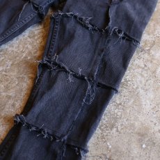 画像4: 【Wiz&Witch】DIRTY BEAUTIFUL "NOMAD" BLACK JEANS (4)