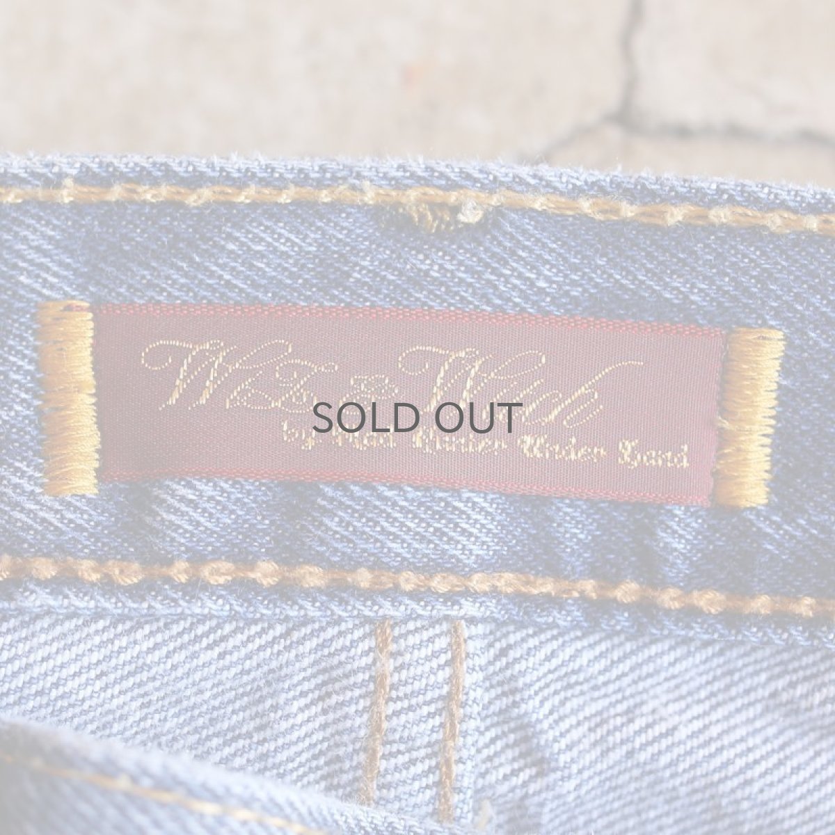 画像6: 【Wiz&Witch】DIRTY BEAUTIFUL "NOMAD" BLUE DENIM PANTS (6)