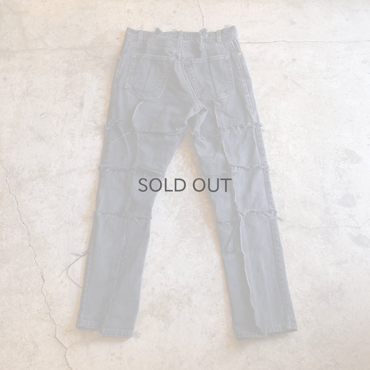 画像2: 【Wiz&Witch】DIRTY BEAUTIFUL "NOMAD" BLACK JEANS (2)