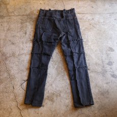 画像2: 【Wiz&Witch】DIRTY BEAUTIFUL "NOMAD" BLACK JEANS (2)