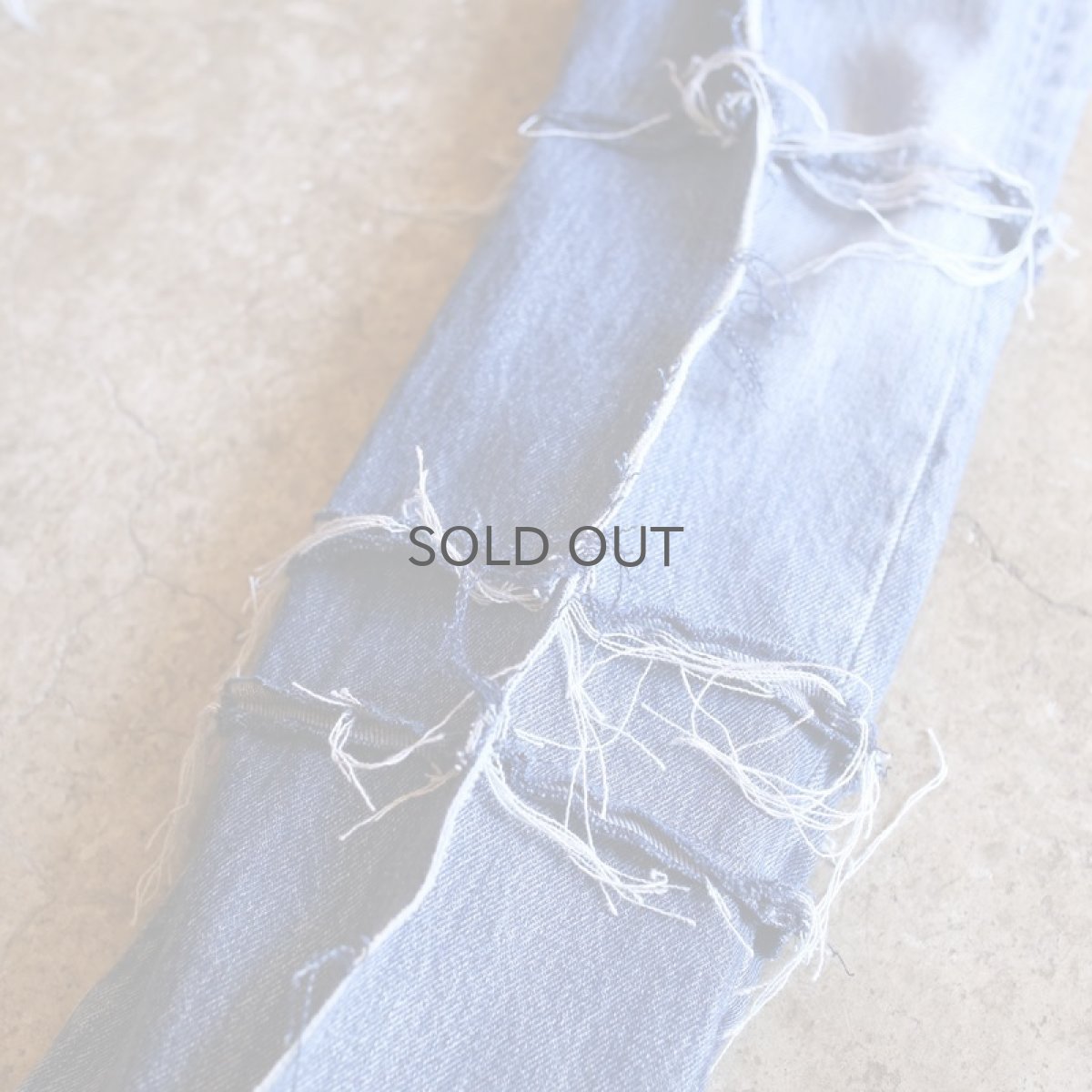 画像4: 【Wiz&Witch】DIRTY BEAUTIFUL "NOMAD" BLUE DENIM PANTS (4)