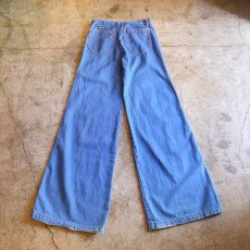 画像2: 1970's VINTAGE BELL BOTTOM JEANS (2)