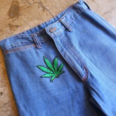 画像3: 1970's VINTAGE BELL BOTTOM JEANS (3)