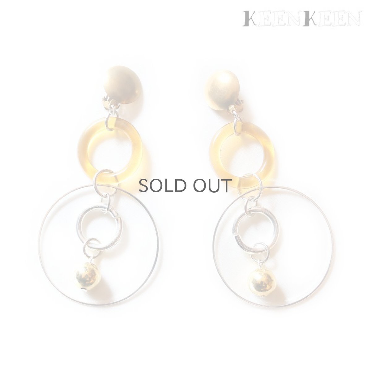 画像1: 【KEENKEEN】- "MOOD" EARRING / 18 (1)