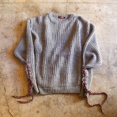 画像1: 【Wiz&Witch】LACE UP DESIGN KNIT (1)