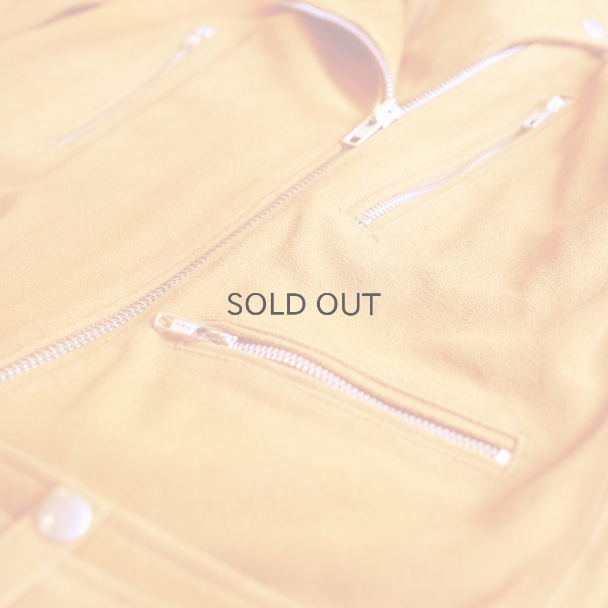 画像4: 【Wiz&Witch】"WICKED MAN" GENUINE SUEDE LEATHER JACKET / BEIGE (4)