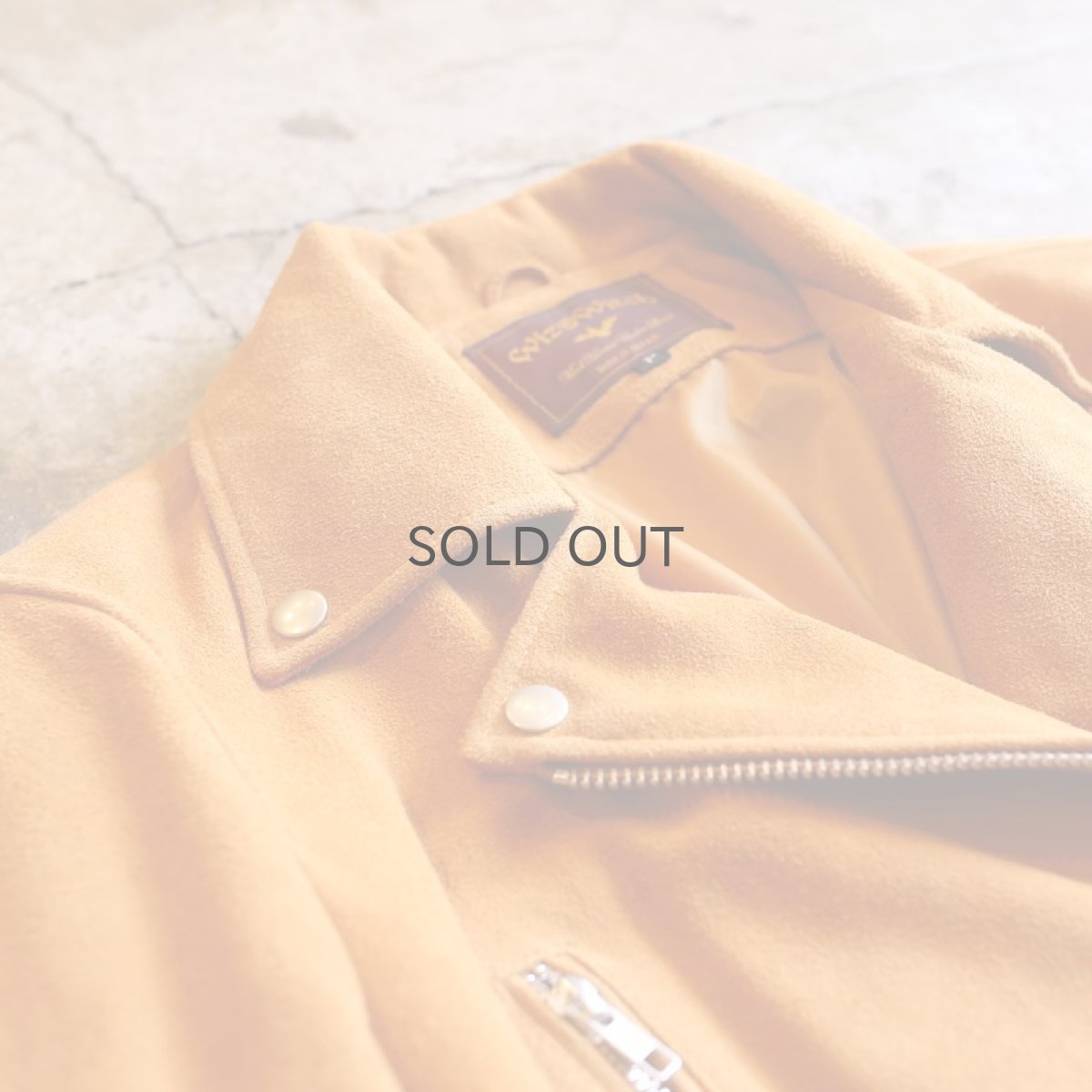 画像3: 【Wiz&Witch】"WICKED MAN" GENUINE SUEDE LEATHER JACKET / BEIGE (3)